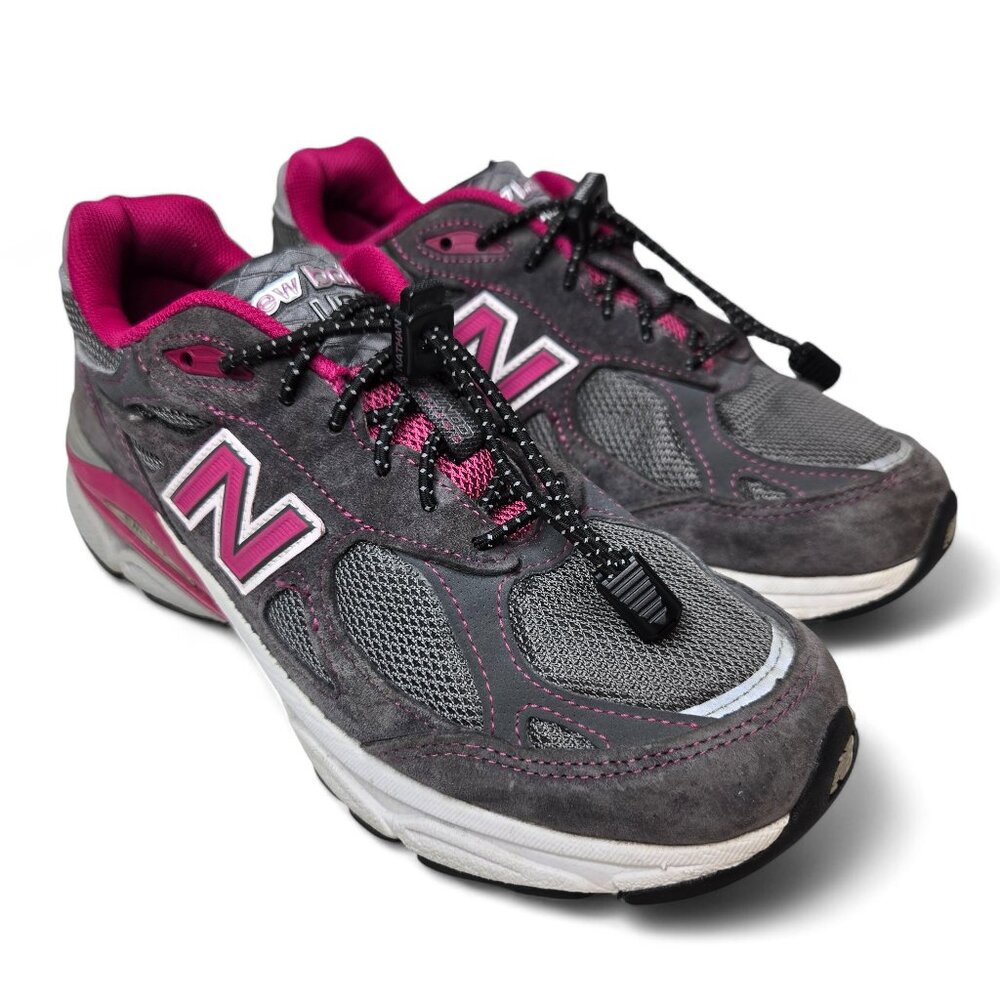 New Balance 990 Running Shoes Women's Pink Breast Cancer Awareness Made In USA 8